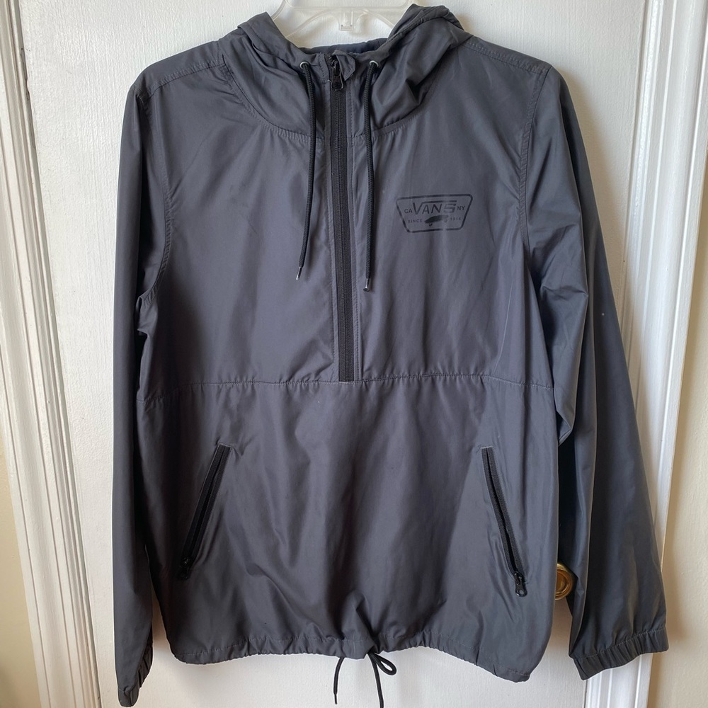Women’s Dark Grey Vans Windbreaker